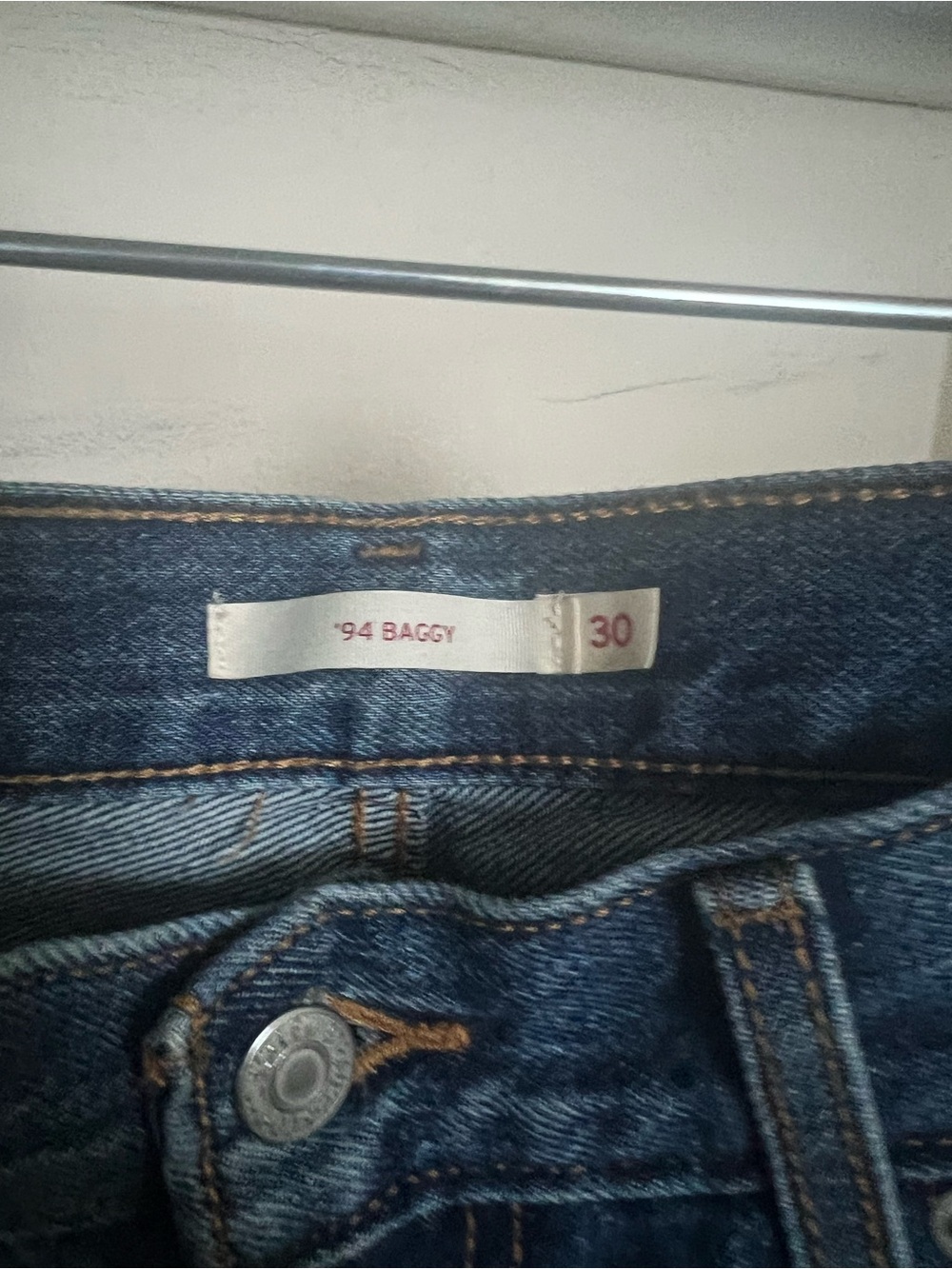 Levi's Women's Dark Blue Wide-Leg Jeans - Picture 3 of 3